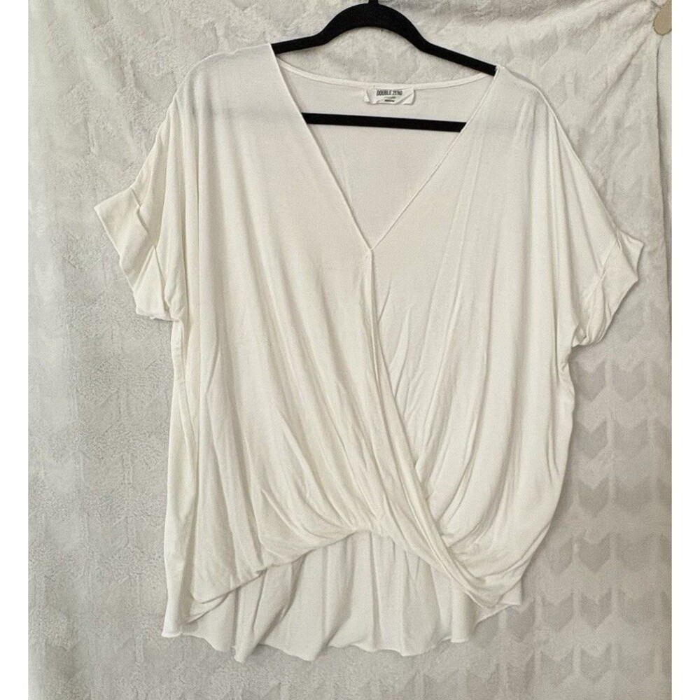 Women’s Double Zero  Surplice Wrap Blouse - Size Large